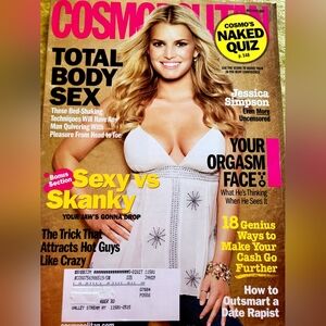 Vintage COSMOPOLITAN MSGAZINE DEC.2008 JESSICA SIMPSON ON COVER